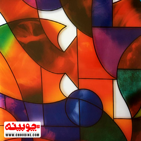 برچسب شیشه مات کن رنگی کد 417 (عرض 45 سانتیمتر)