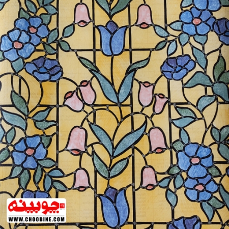 برچسب شیشه مات کن رنگی چوبینه کد 415 (عرض 45 سانتیمتر)
