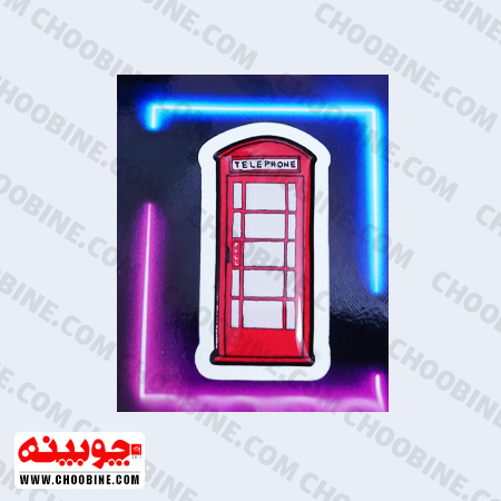 برچسب ژله ای کد ۱۲۸ استیکر ژله ای (۴ در ۲ سانتیمتر)