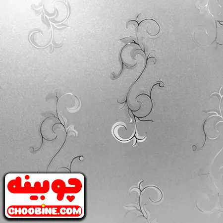 برچسب شیشه مات کن طرح دار چوبینه کد 468 (عرض 60 سانتیمتر)