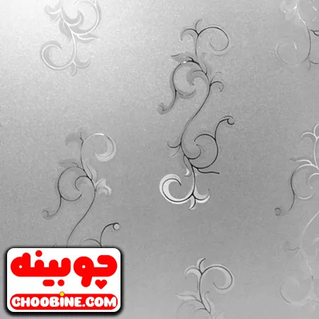 برچسب شیشه مات کن طرح دار چوبینه کد 468 (عرض 60 سانتیمتر)